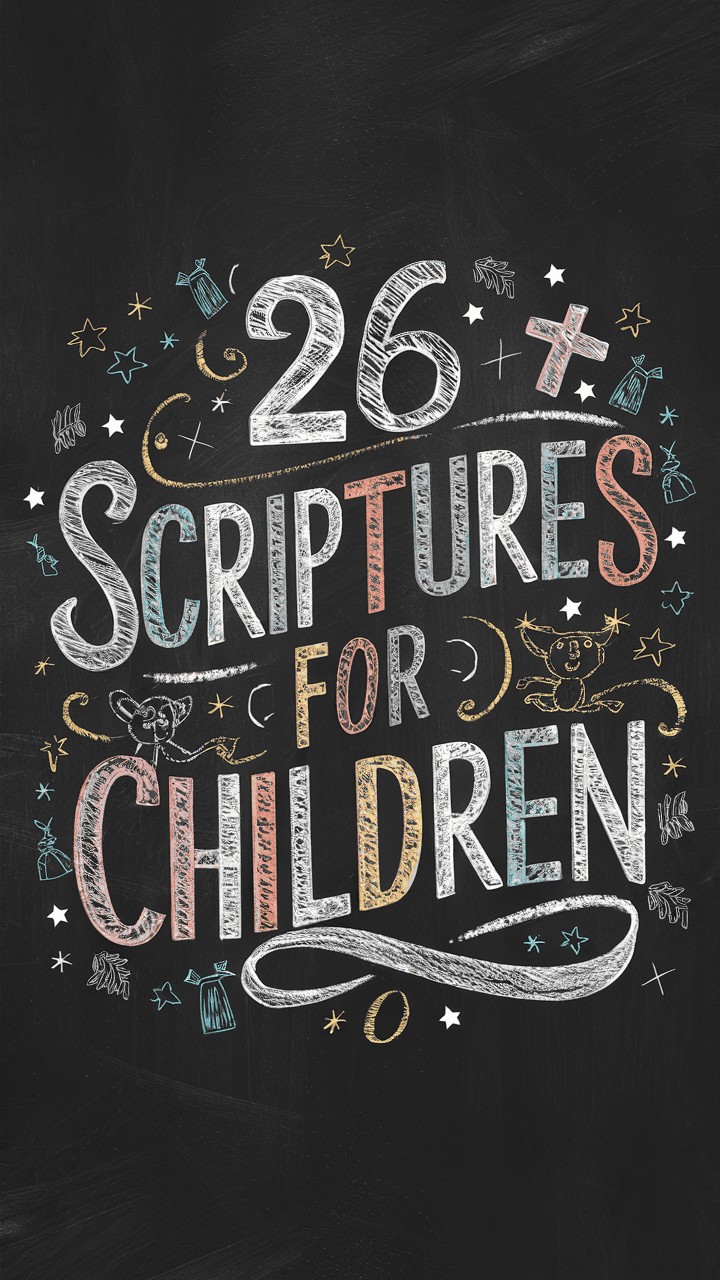 26 Scriptures for Children: Guiding Young Hearts with God’s Word