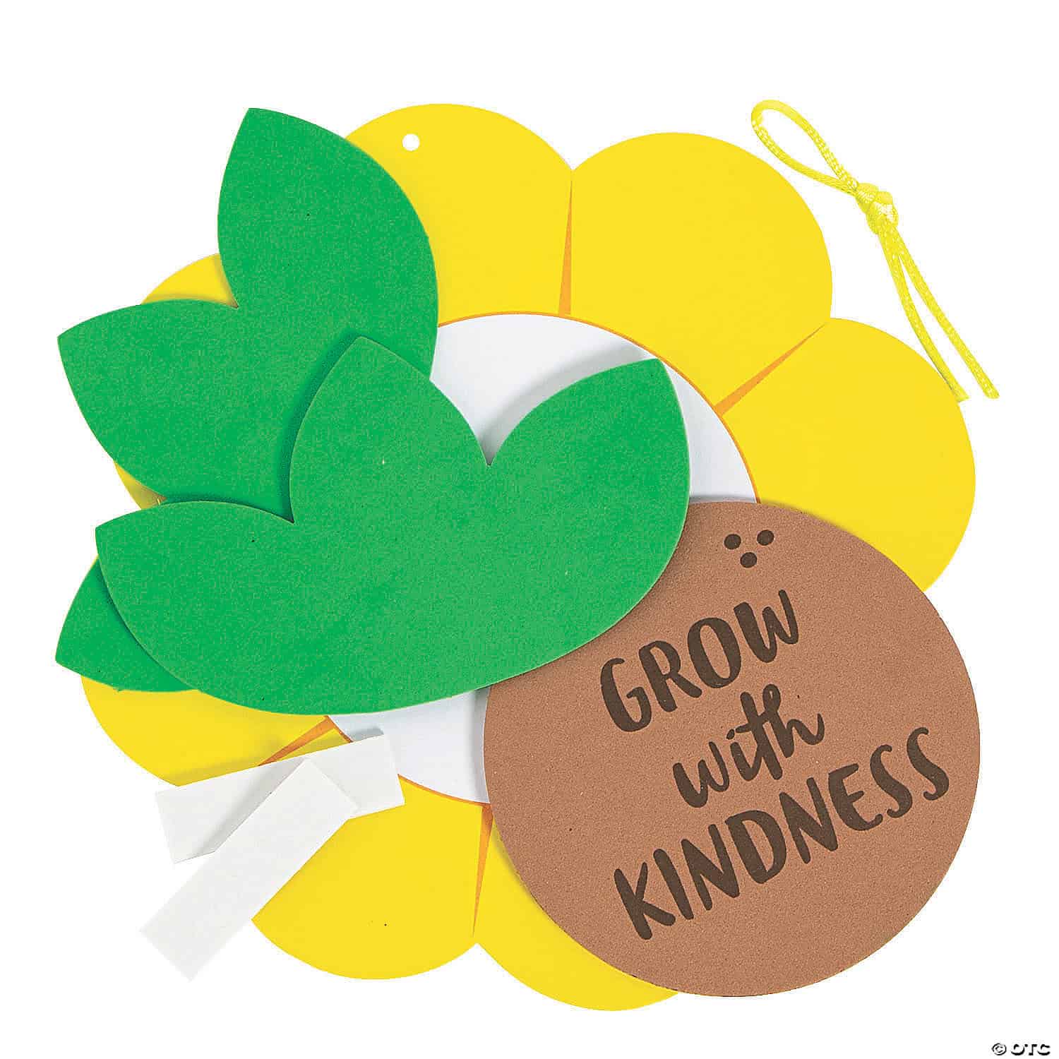 Be Kind Sunflower Foam Craft Kit
