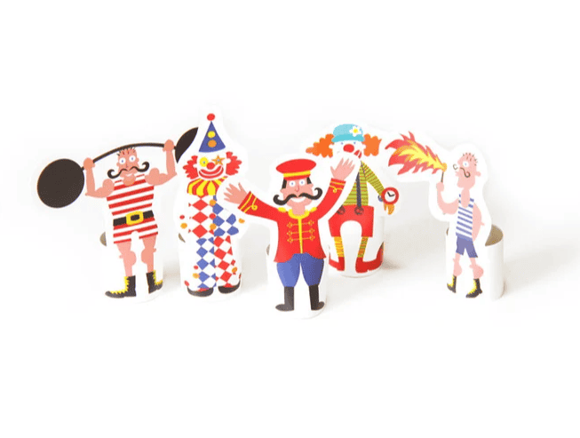 Printable Circus Finger Puppets