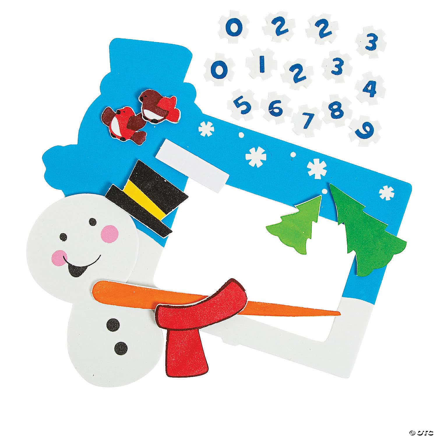 Snowman Picture Frame Magnet Kit