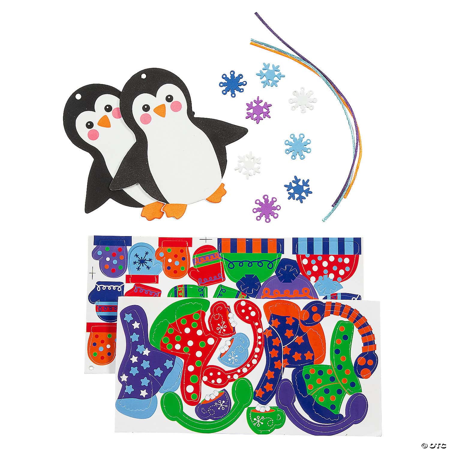 Fabulous Foam Penguin Ornaments