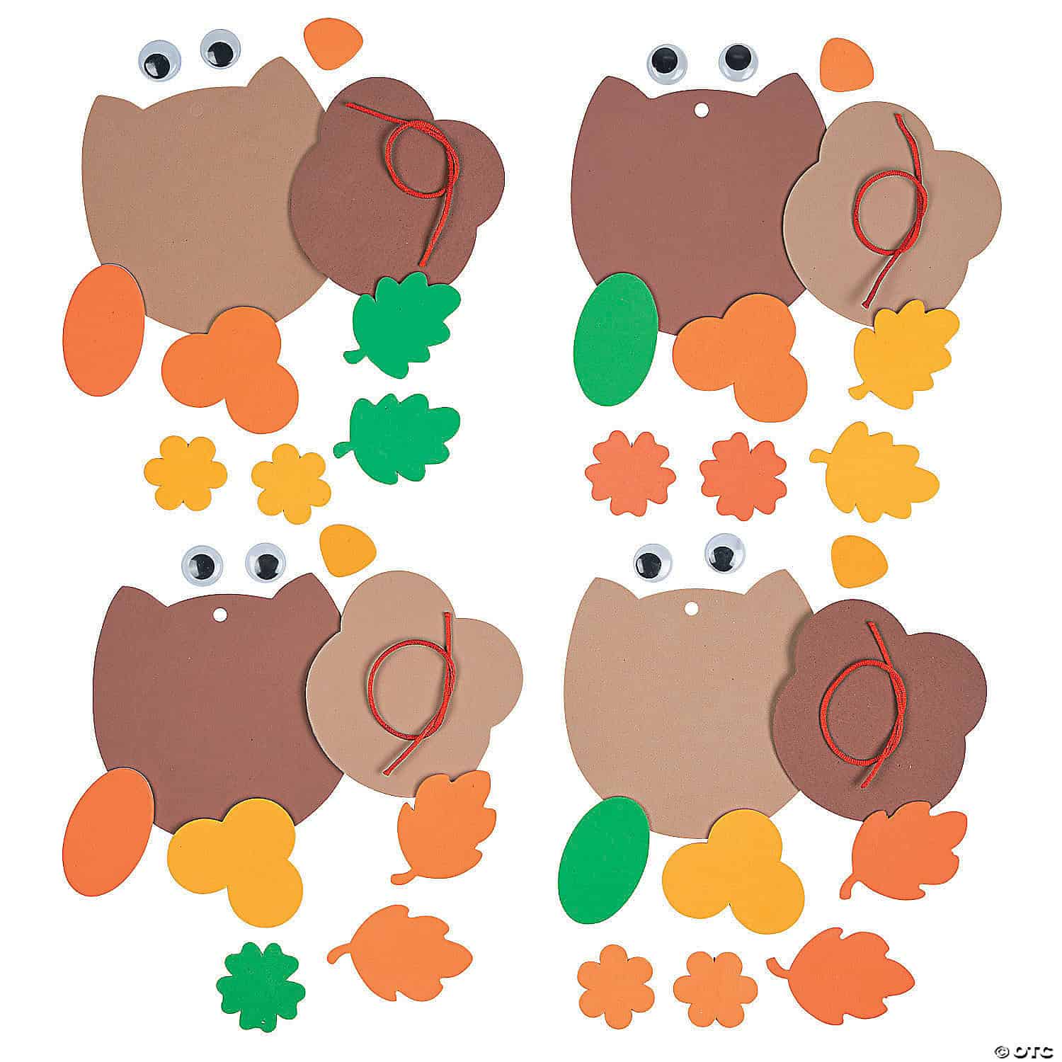 Fall Colors Owl Ornament Craft Kit
