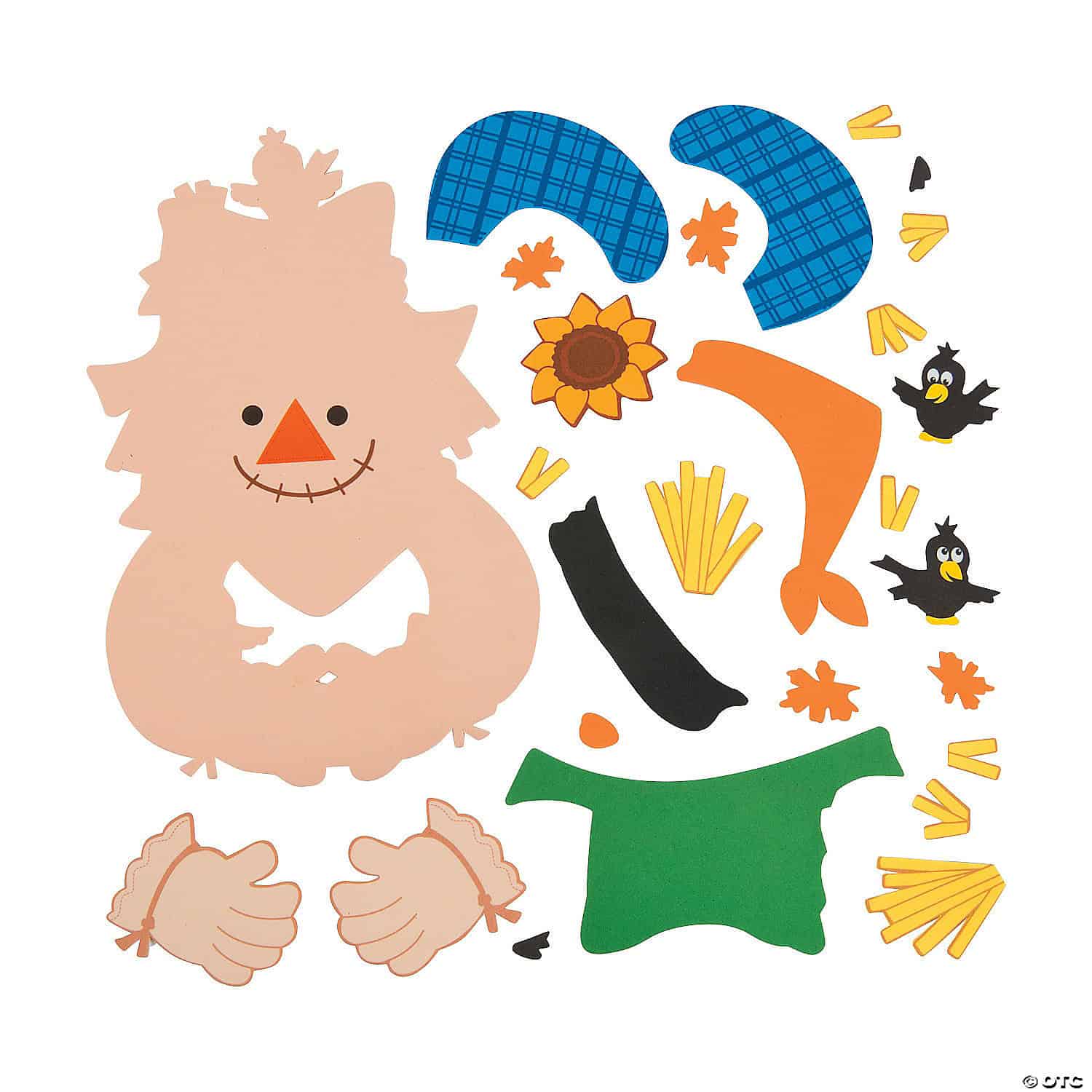 Scarecrow Wreath Kit for Fall Decor