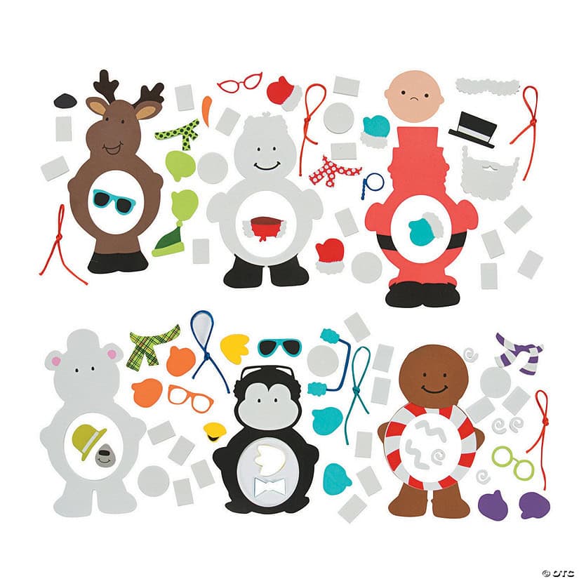 Silly Christmas Character Photo Frame