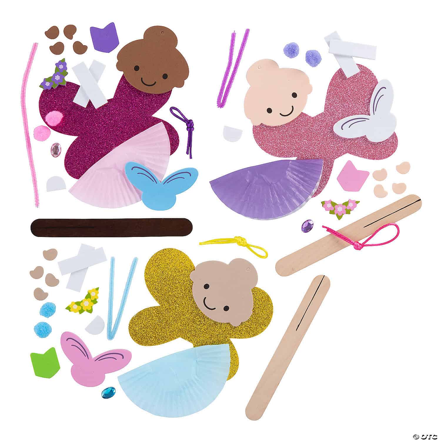 Spring Fairy Cupcake Ornament Craft Kit
