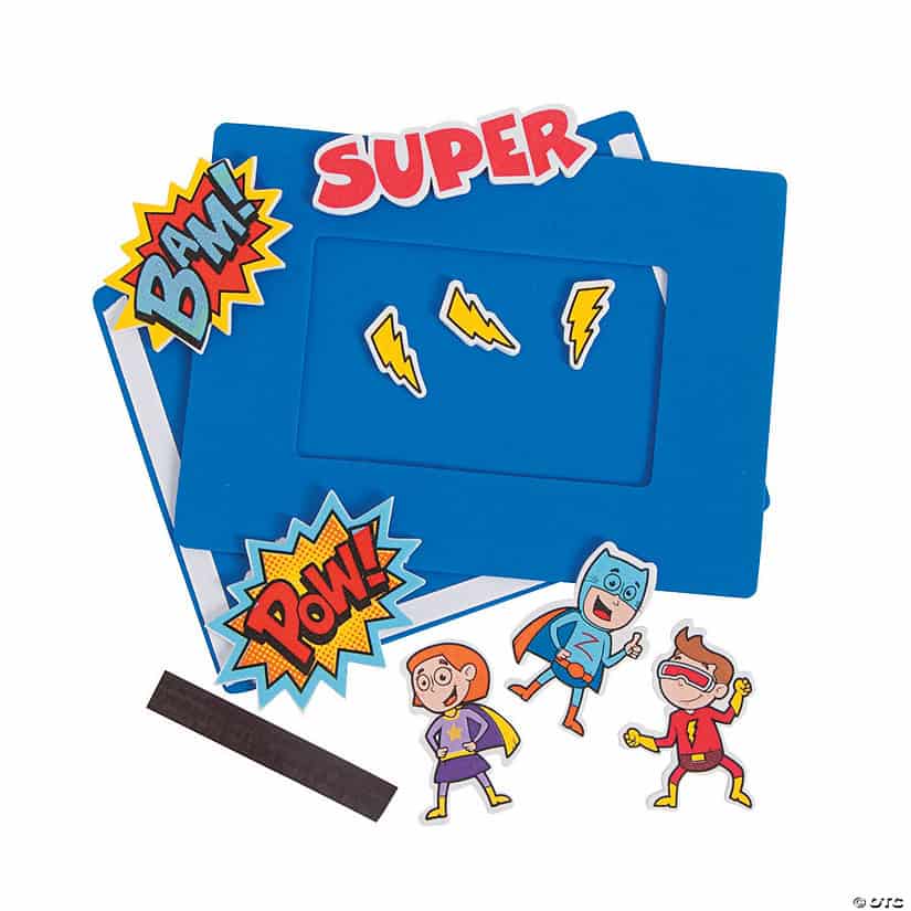 Superhero Picture Frame Craft Kit