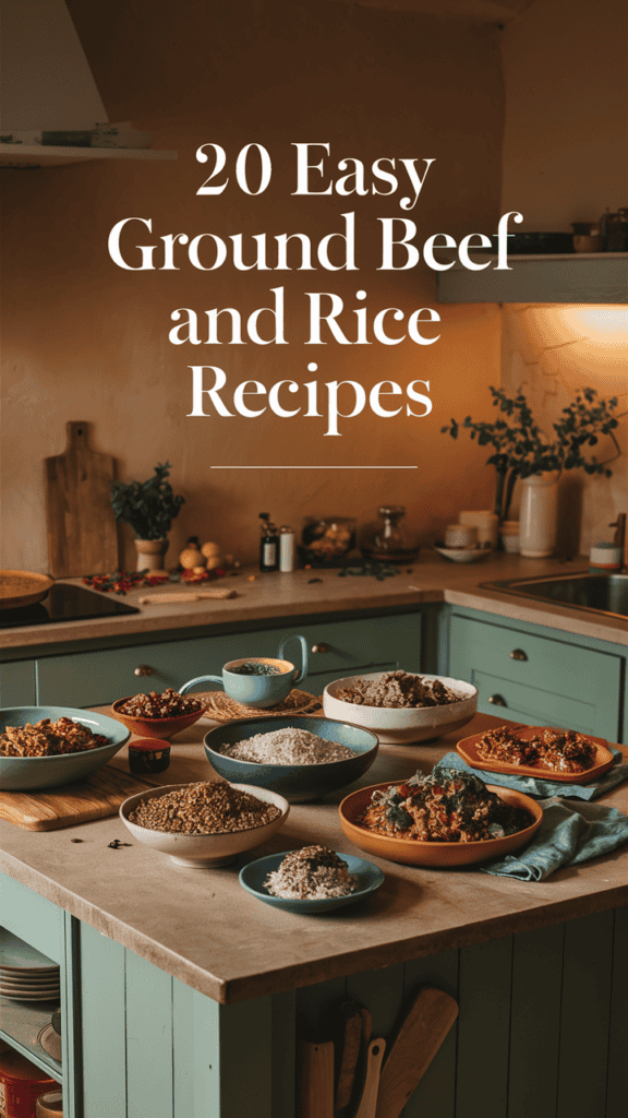 These 20 Easy Ground Beef and Rice Dishes Will Save Your Busy Weeknights