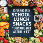 20 Fun and Easy School Lunch Snacks Your Kids Will Actually Eat