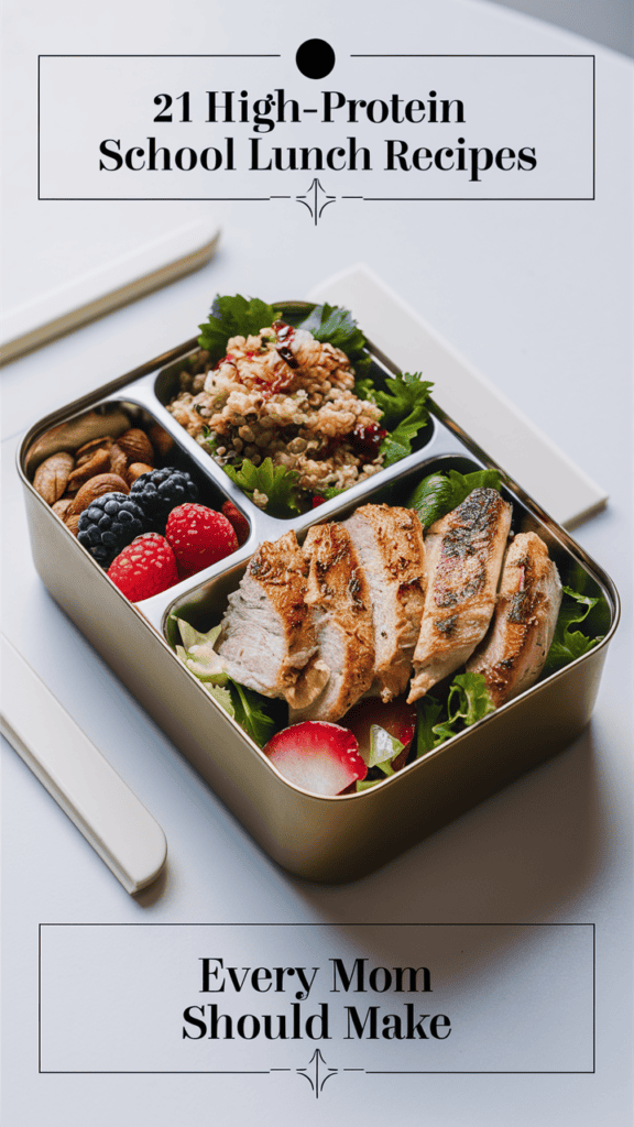 21 High-Protein School Lunch Recipes Every Mom Should Make