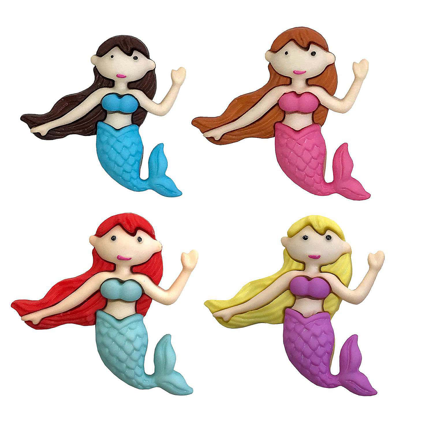 Mystic Mermaid Craft Buttons