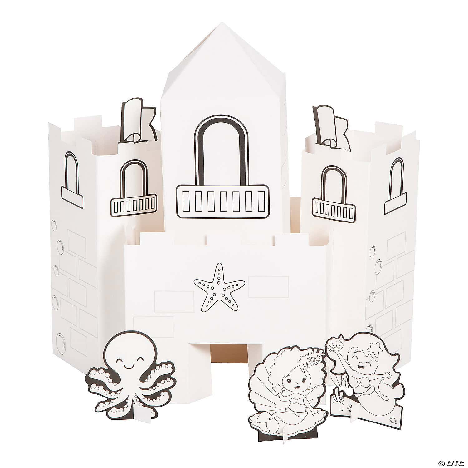 3D Mermaid Castle Building Kit