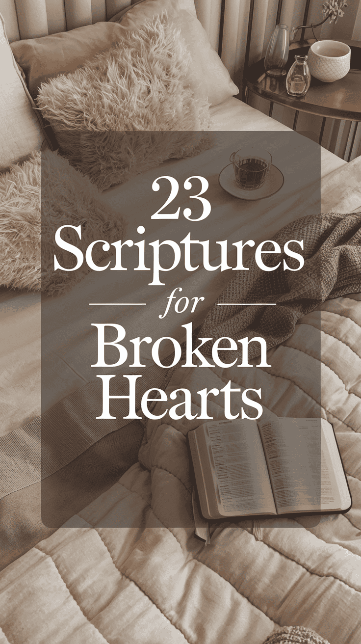 Scriptures for Broken Hearts: Finding Comfort in God’s Word