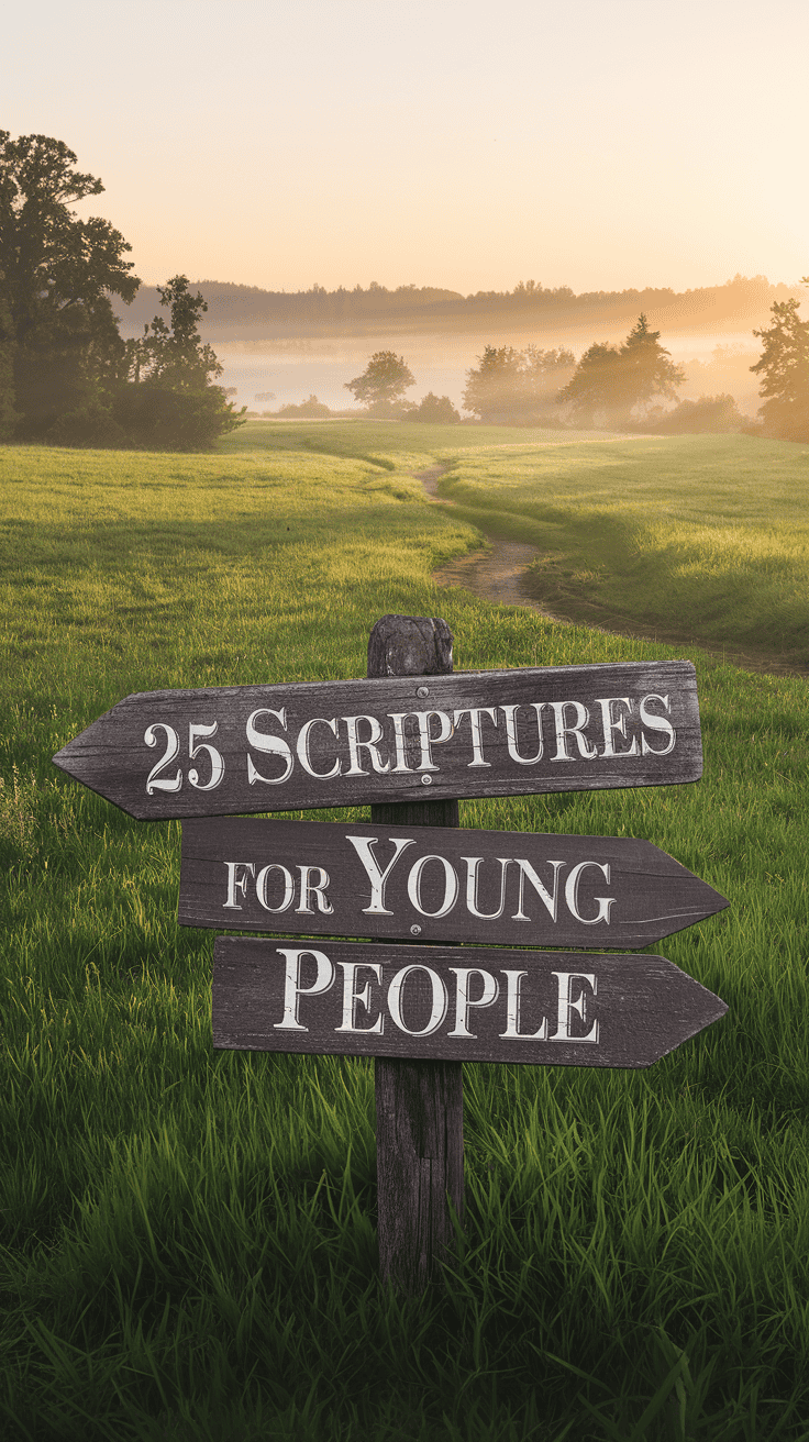 25 Inspiring Bible Verses Every Young Christian Should Know