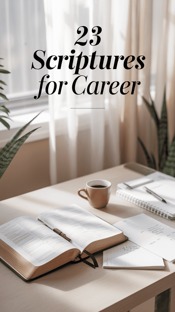 Finding Inspiration: 23 Scriptures to Transform Your Career Path