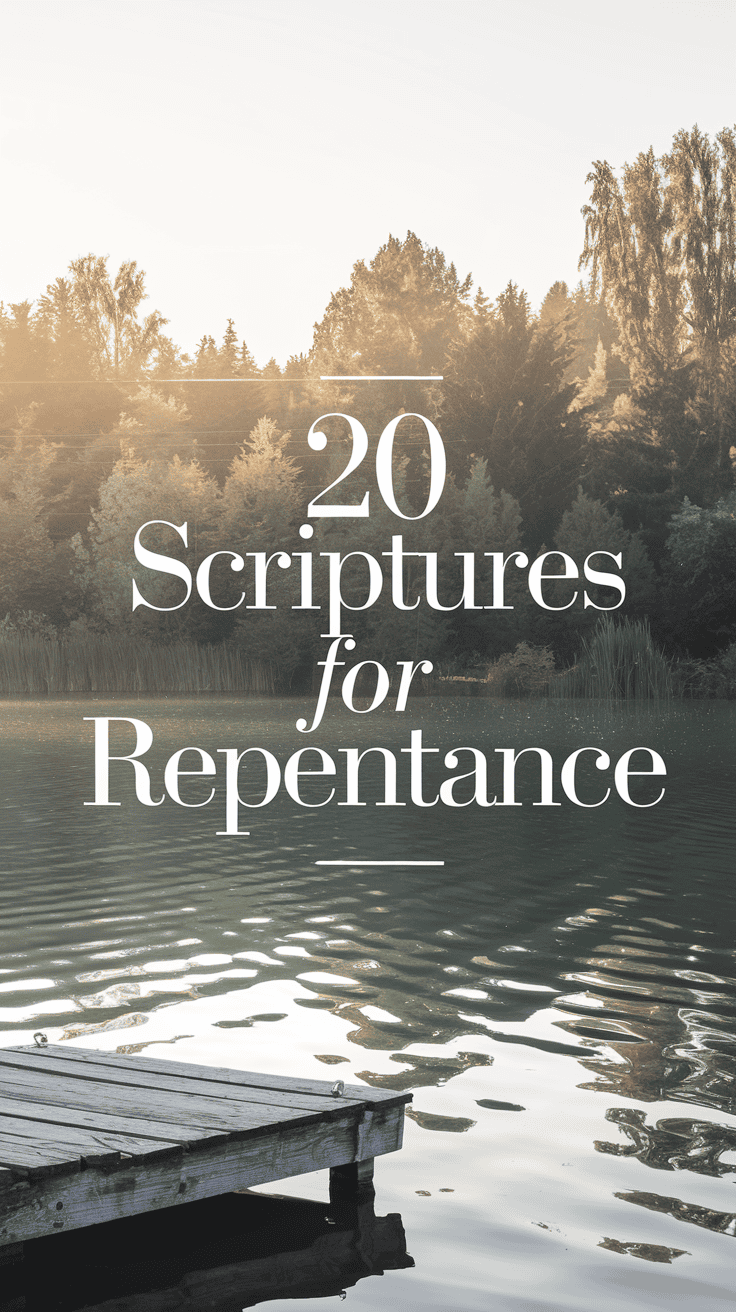 Unlock the Power of Repentance with These 20 Scriptures