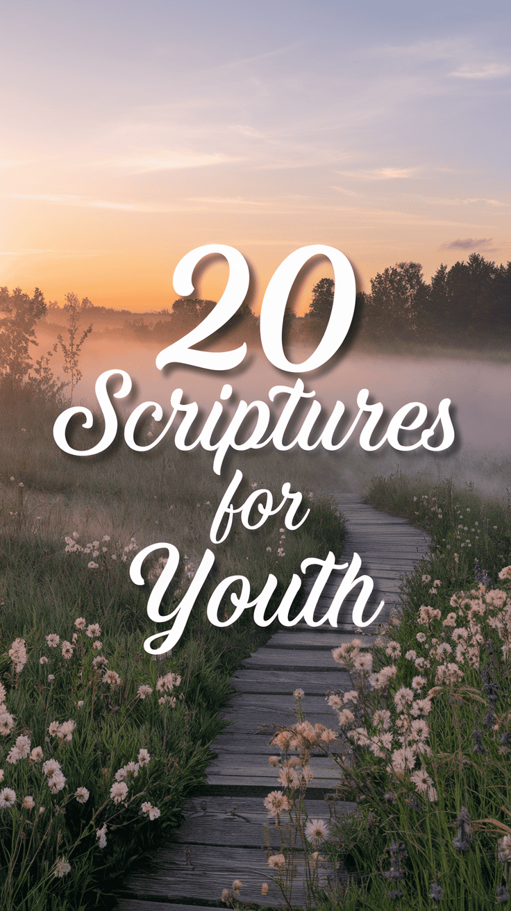 20 Life-Changing Bible Verses Every Young Person Needs