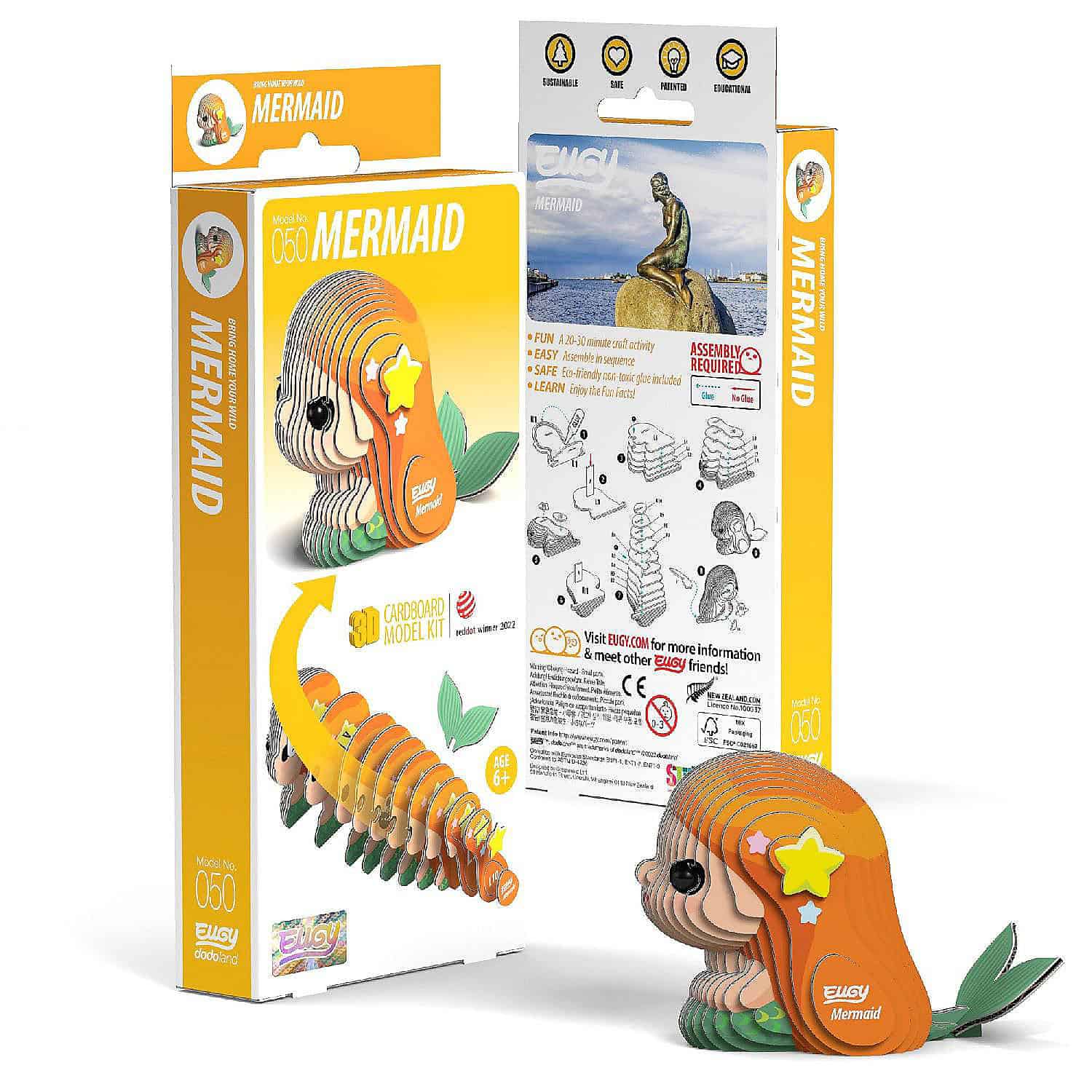 EUGY Mermaid 3D Puzzle