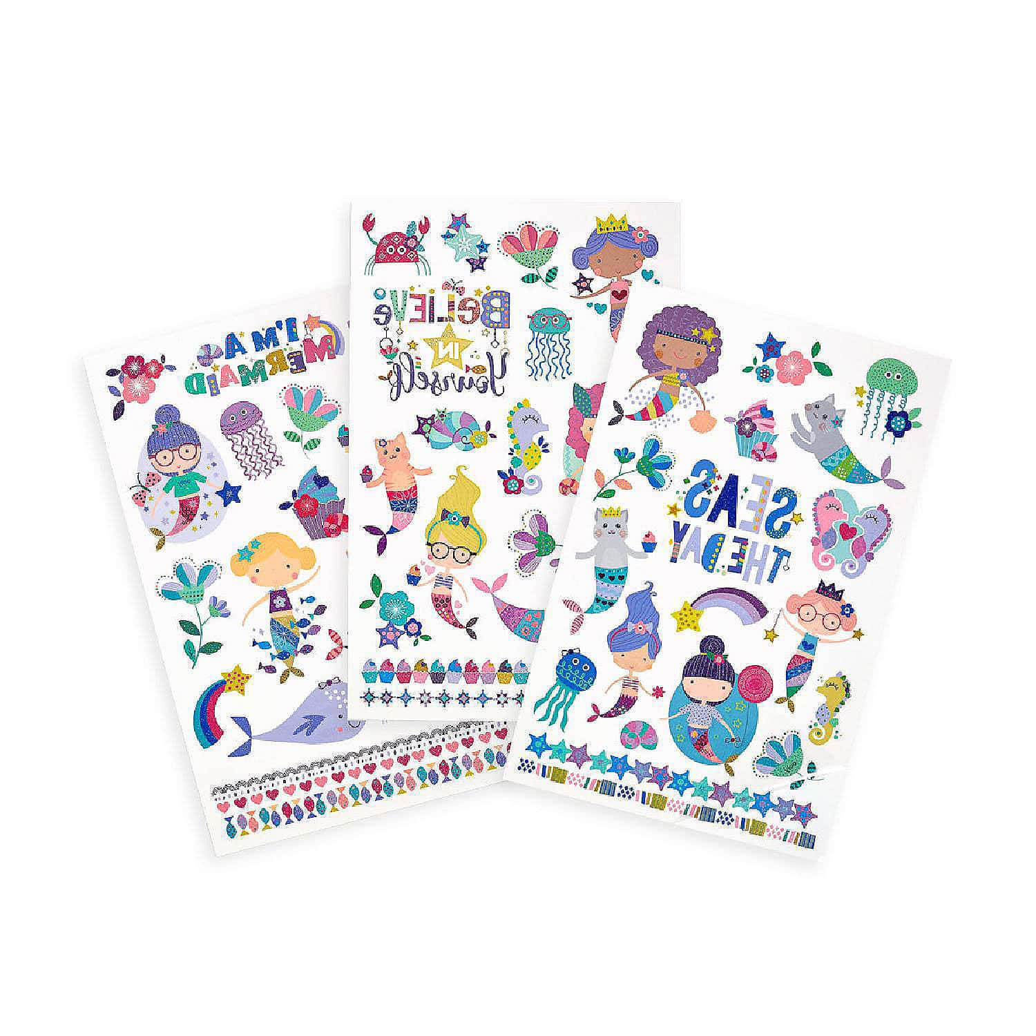 Mermaid Magic Temporary Glitter Tattoos