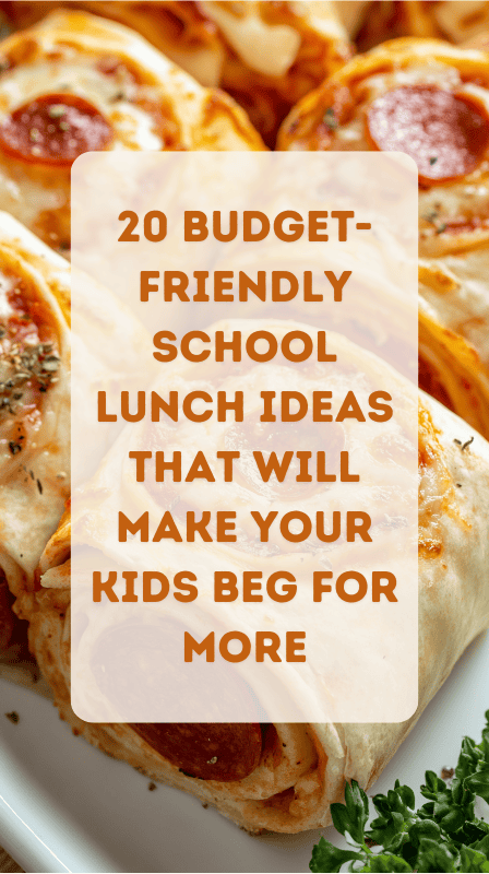 20 Budget-Friendly School Lunch Ideas That Will Make Your Kids Beg for More