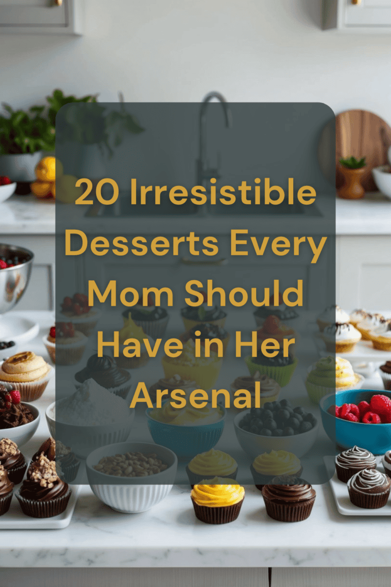20 Irresistible Desserts Every Mom Should Have in Her Arsenal