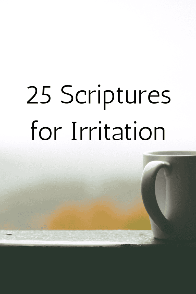 25 Bible Verses to Calm Your Soul When Irritation Strikes