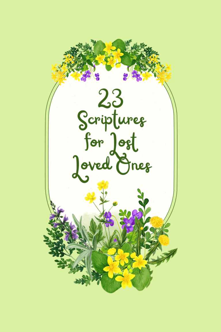 Bible Verses for Comfort After Losing a Loved One