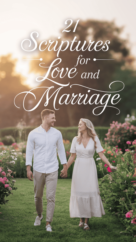 Scriptures About Love and Marriage