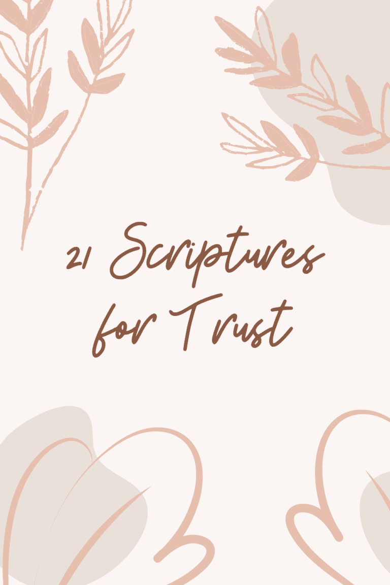 Bible Verses About Trusting God