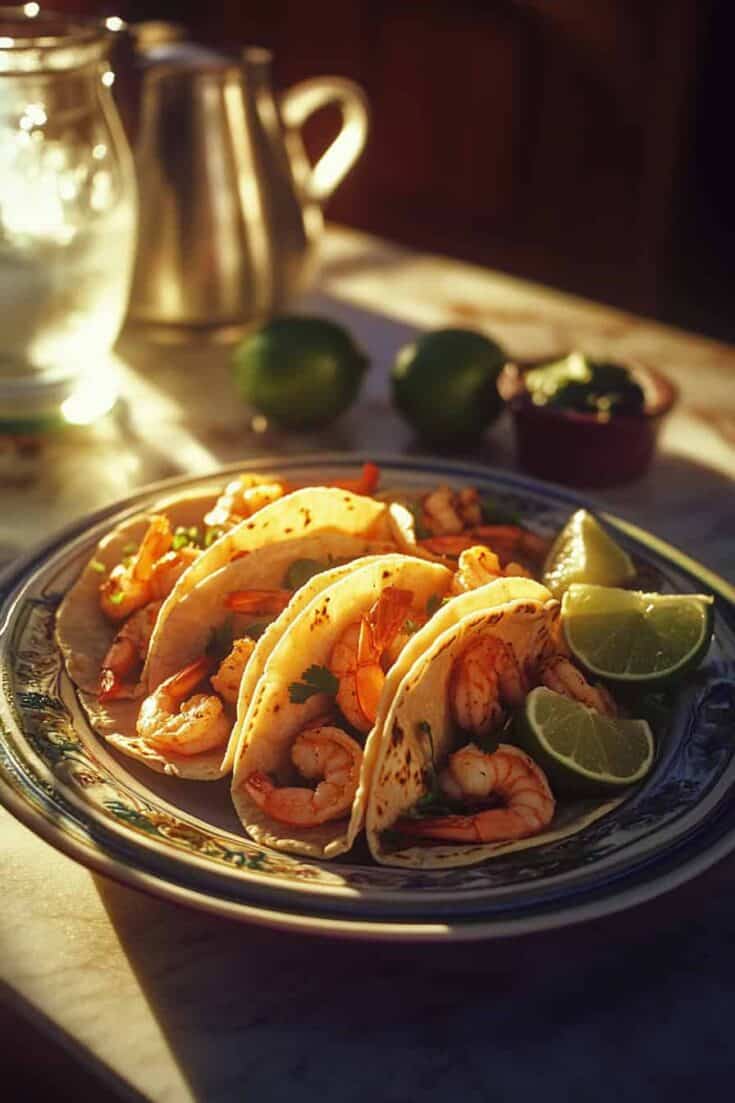 4-Ingredient Garlic Shrimp Tacos