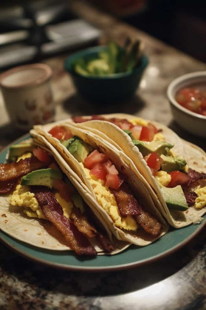 Simple and Delicious: Bacon and Egg Breakfast Tacos for Your Morning Routine 3