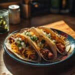 Turn Taco Night Upside Down with These Chili Cheese Dog Tacos