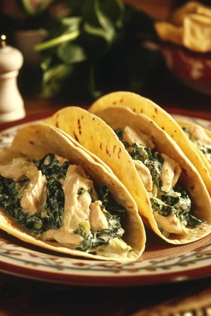 Healthy and Tasty: Spinach and Artichoke Chicken Tacos Perfect for Any Night