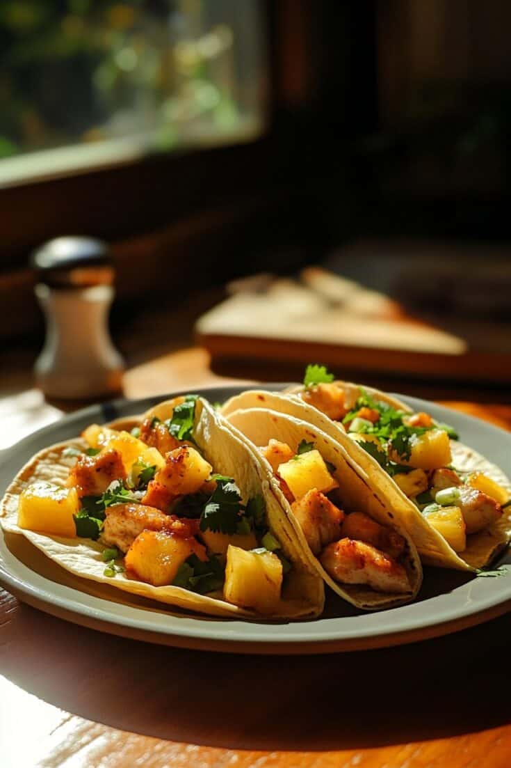 Tangy Pineapple Teriyaki Tacos