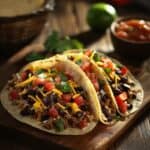 These Tex-Mex Ground Beef and Rice Tacos Are a Family Dinner Game Changer!