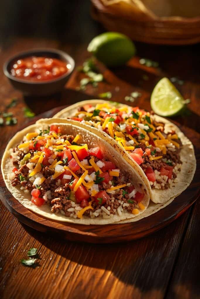 These Tex-Mex Ground Beef and Rice Tacos Are a Family Dinner Game Changer! 3 These Tex-Mex Ground Beef and Rice Tacos Are a Family Dinner Game Changer! 3