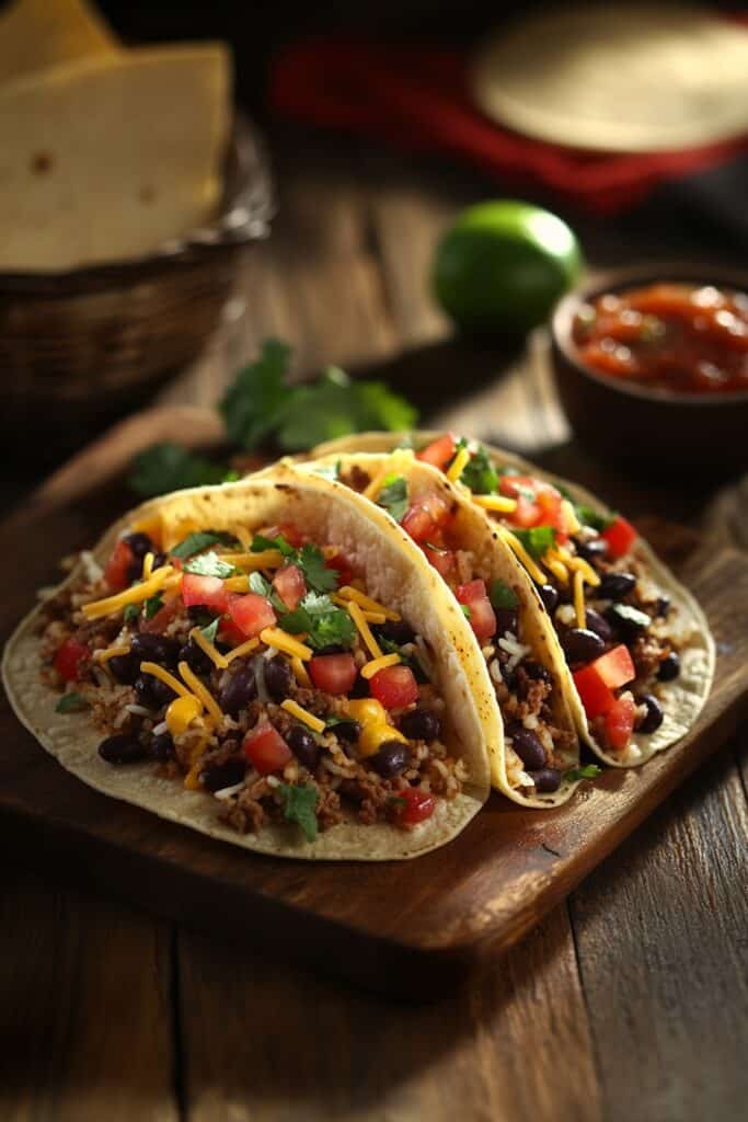 These Tex-Mex Ground Beef and Rice Tacos Are a Family Dinner Game Changer! 5 These Tex-Mex Ground Beef and Rice Tacos Are a Family Dinner Game Changer! 5