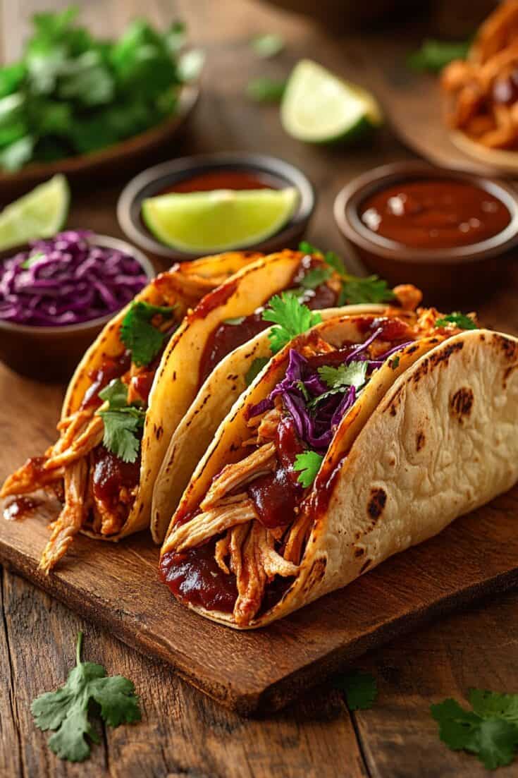 15-Minute BBQ Chicken Tacos