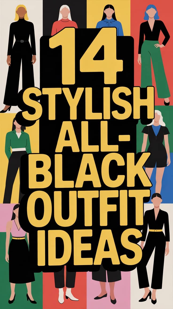 14 All-Black Outfit Ideas for Women to Embrace the Classics: Timeless Looks for Every Occasion