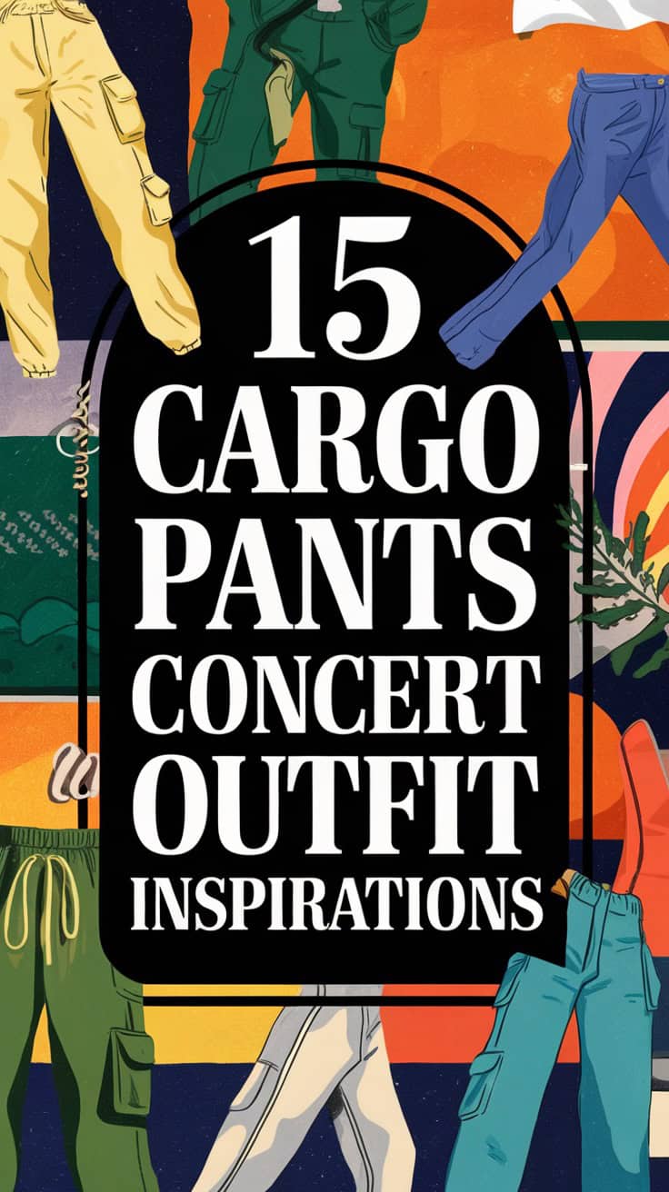 15 Cargo Pants Concert Outfit Ideas for Functional Fashion: Stylish Looks for Your Next Event