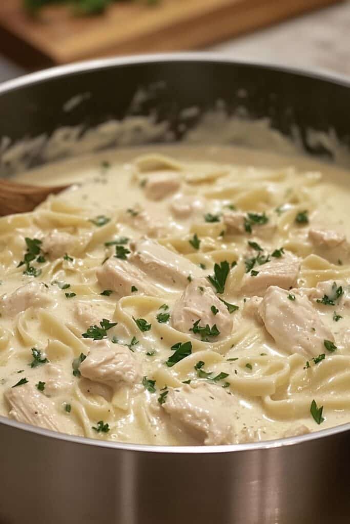 This One-Pot Chicken Alfredo Will Make You Forget About Takeout Forever 3 This One-Pot Chicken Alfredo Will Make You Forget About Takeout Forever 3