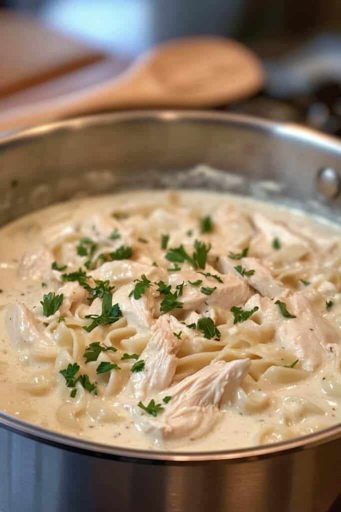 This One-Pot Chicken Alfredo Will Make You Forget About Takeout Forever 5 This One-Pot Chicken Alfredo Will Make You Forget About Takeout Forever 5