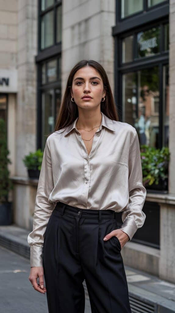 12 Black Trouser Outfit Ideas for Sleek and Sophisticated Style 1