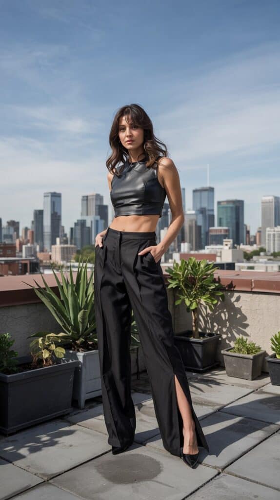 12 Black Trouser Outfit Ideas for Sleek and Sophisticated Style 11