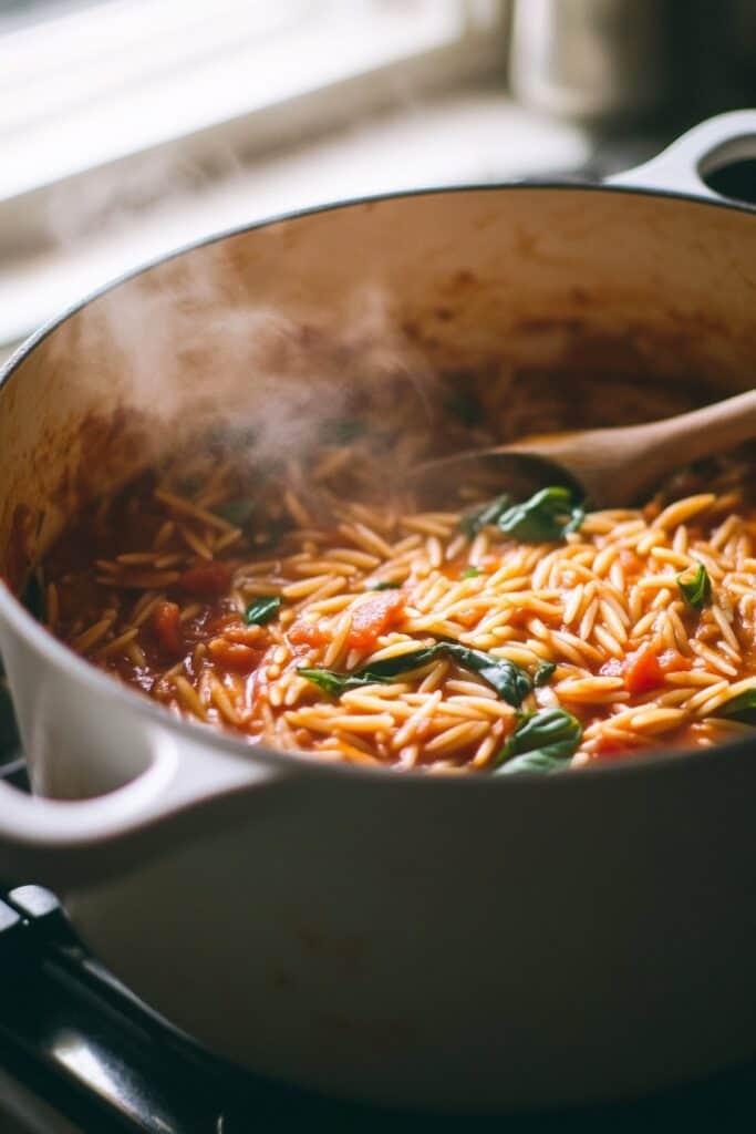 This One-Pot Creamy Tomato Basil Orzo Will Make You Feel Like a Gourmet Chef (But It's So Easy!) 5 This One-Pot Creamy Tomato Basil Orzo Will Make You Feel Like a Gourmet Chef (But It's So Easy!) 5