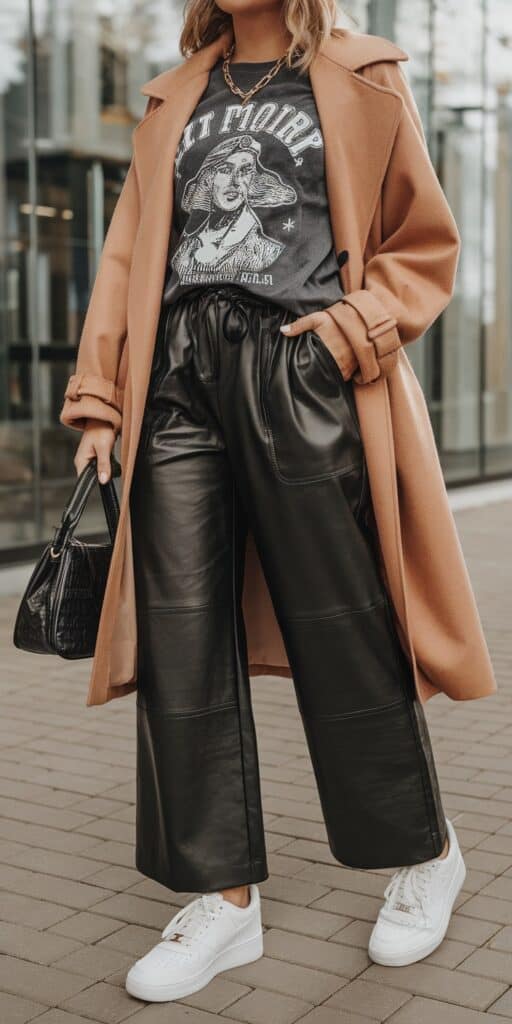 13 Leather Pants Outfit Ideas for an Edgy Look: Elevate Your Style! 1