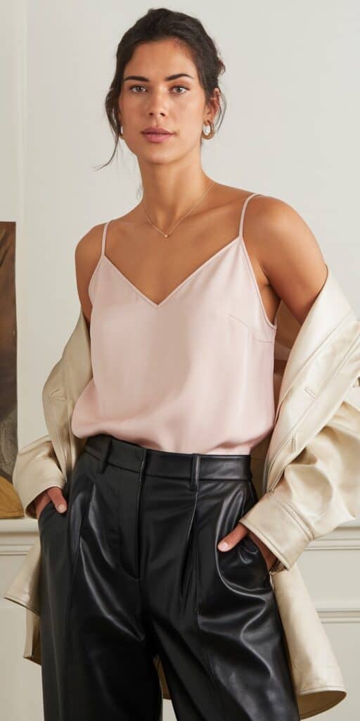 13 Leather Pants Outfit Ideas for an Edgy Look: Elevate Your Style! 3