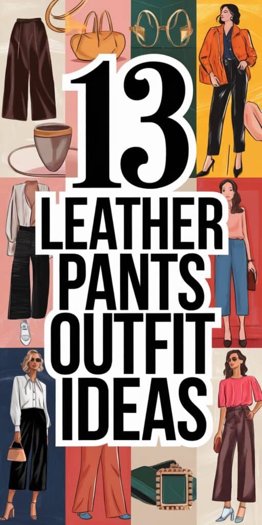 13 Leather Pants Outfit Ideas for an Edgy Look: Elevate Your Style!