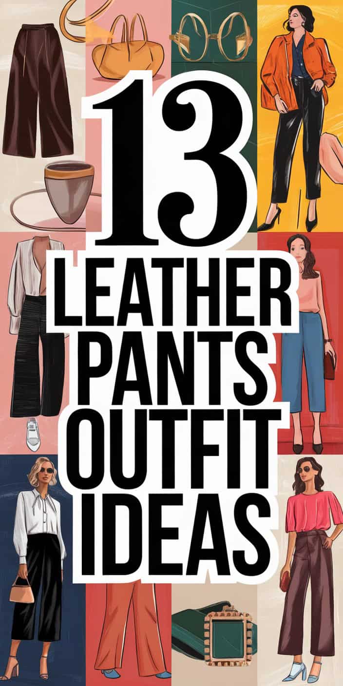 13 Leather Pants Outfit Ideas for an Edgy Look: Elevate Your Style!