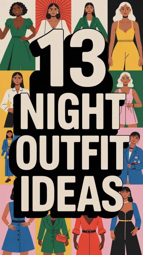 13 Night Outfit Ideas for Evening Elegance: Shine at Your Next Event