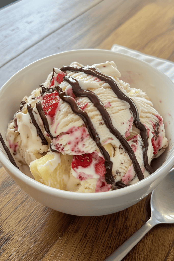 The Ultimate Banana Split Swirl: Easy, Delicious, and Made in Your Ninja Creamie 4